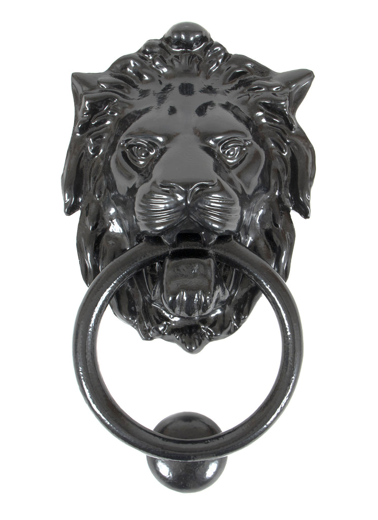 From The Anvil's Black Lion's Head Door Knocker