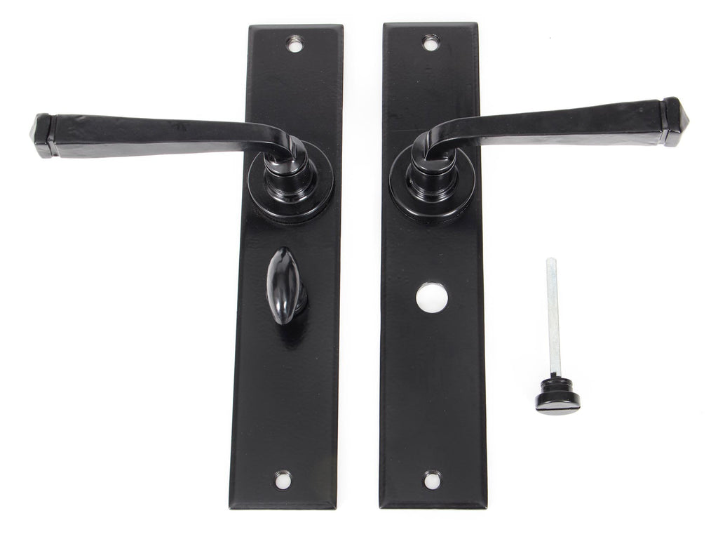 From The Anvil's Black Large Avon Lever Bathroom Set