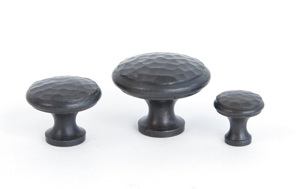 From The Anvil's Beeswax Hammered Cabinet Knob