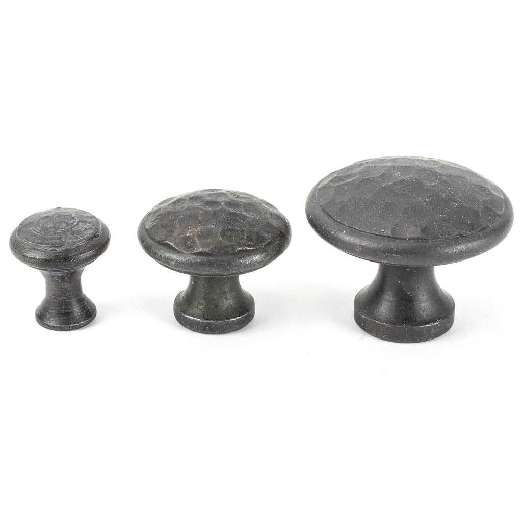 From The Anvil's Beeswax Hammered Cabinet Knob