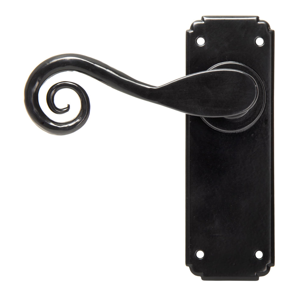 From The Anvil's Black Monkeytail Lever Latch Set