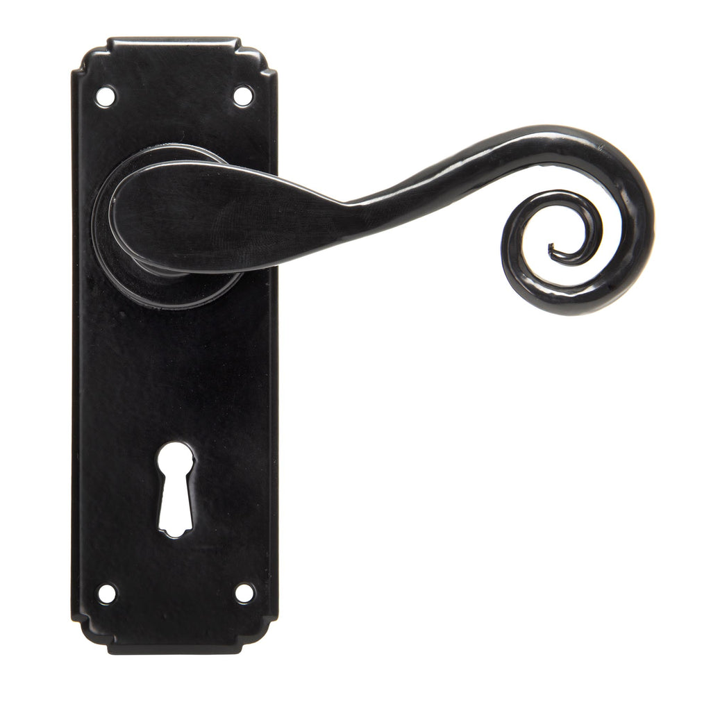 From The Anvil's Black Monkeytail Lever Lock Set