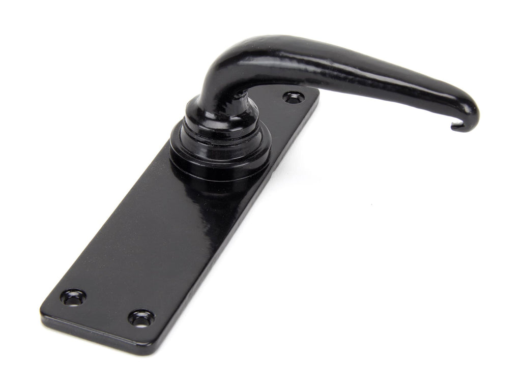 From The Anvil's Black Smooth Lever Latch Set