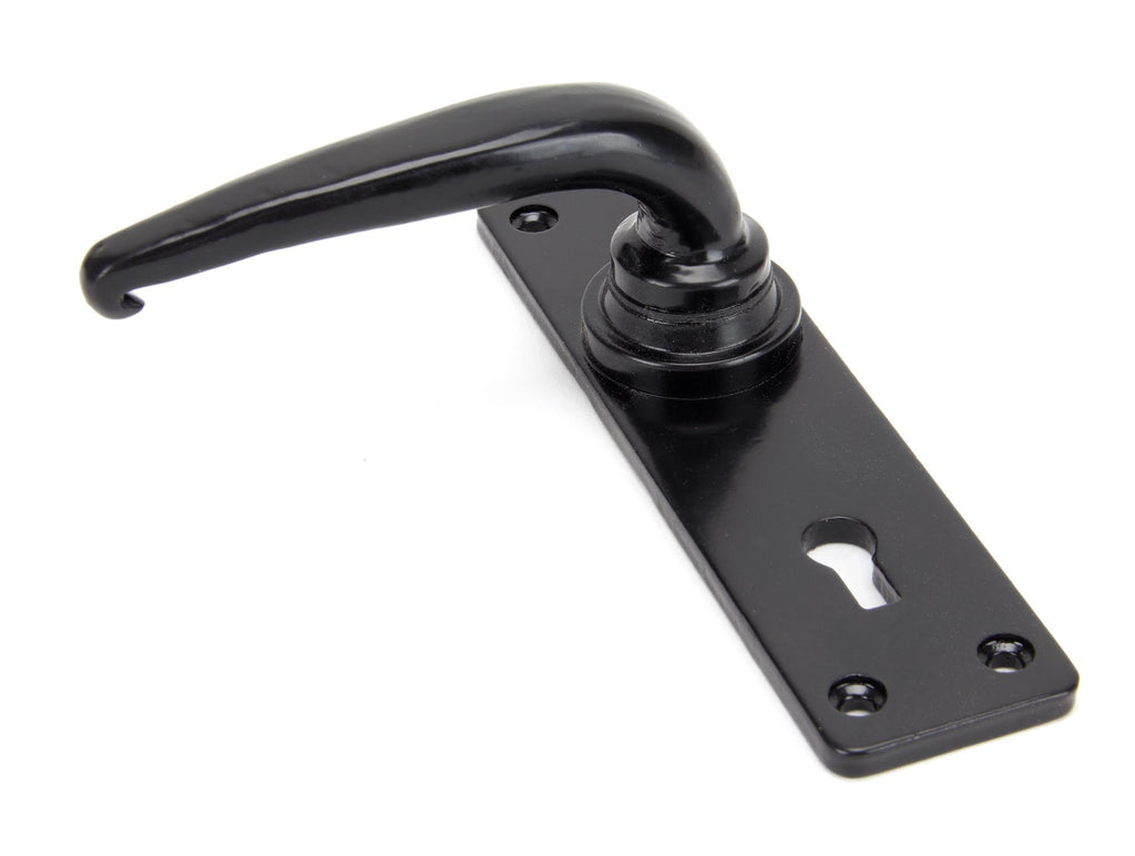 From The Anvil's Black Smooth Lever Lock Set