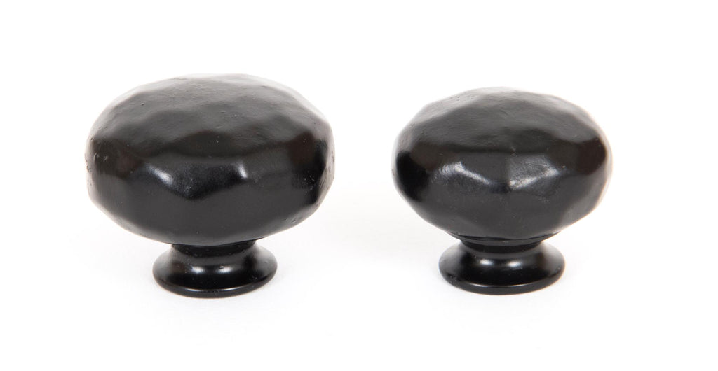 From The Anvil's Black Elan Cabinet Knob