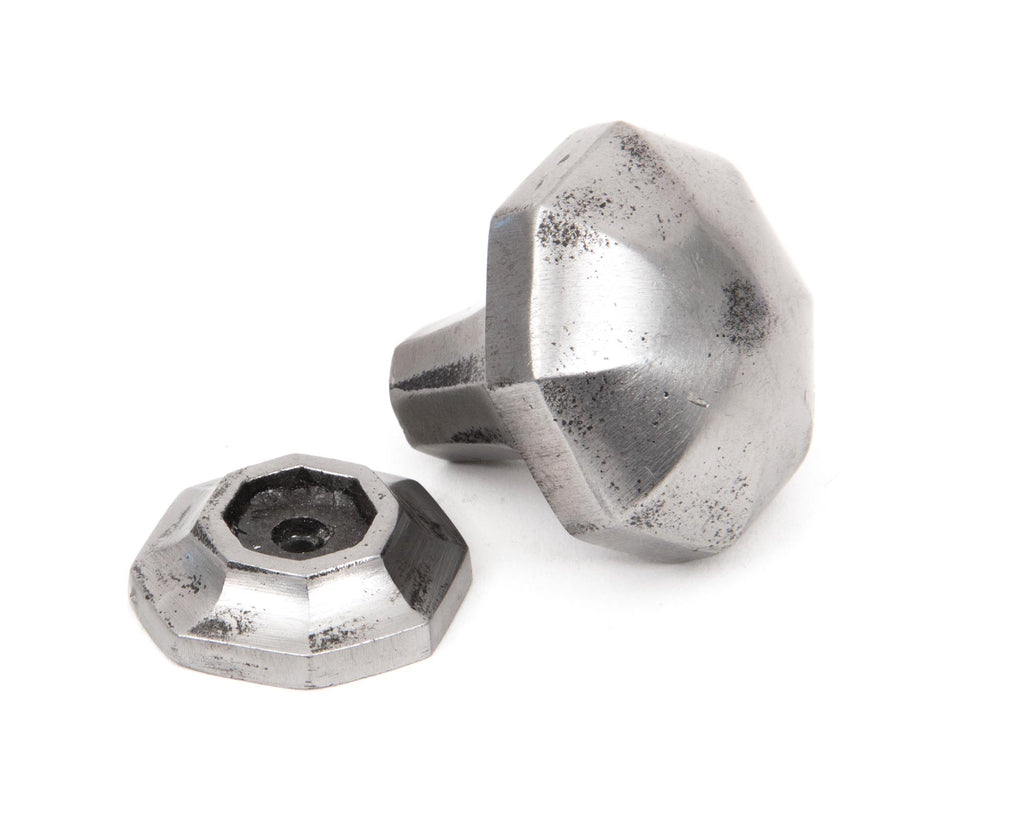 From The Anvil's Natural Smooth Octagonal Cabinet Knob