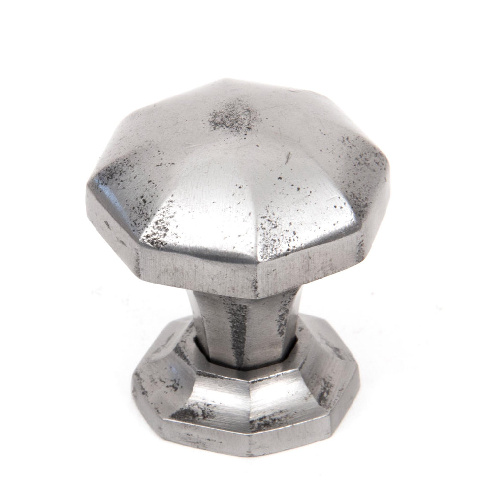 From The Anvil's Natural Smooth Octagonal Cabinet Knob