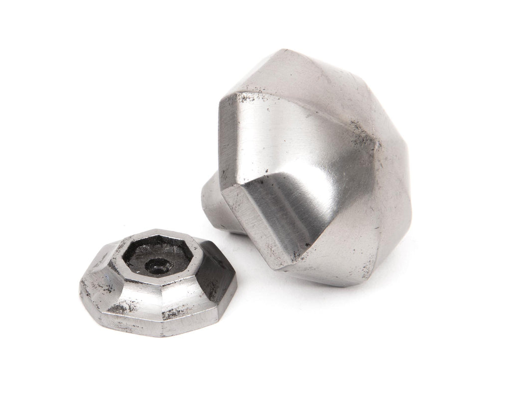 From The Anvil's Natural Smooth Octagonal Cabinet Knob