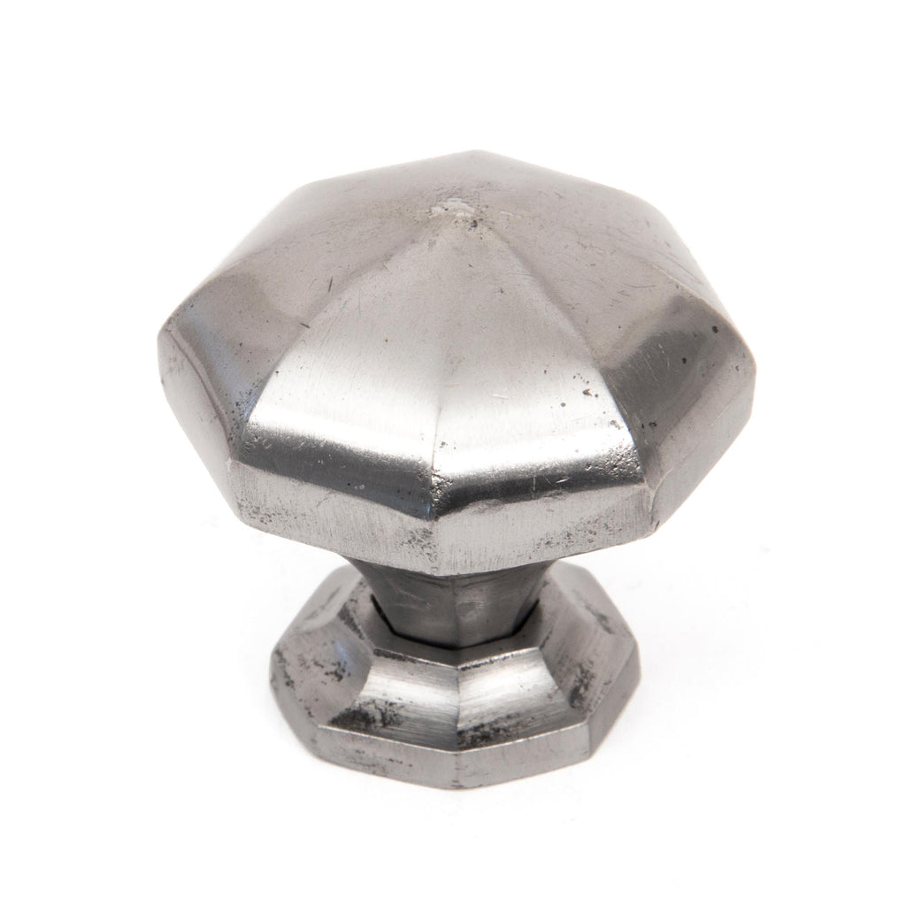 From The Anvil's Natural Smooth Octagonal Cabinet Knob