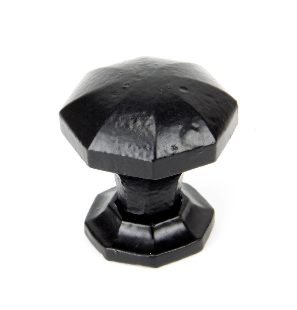 From The Anvil's Black Octagonal Cabinet Knob