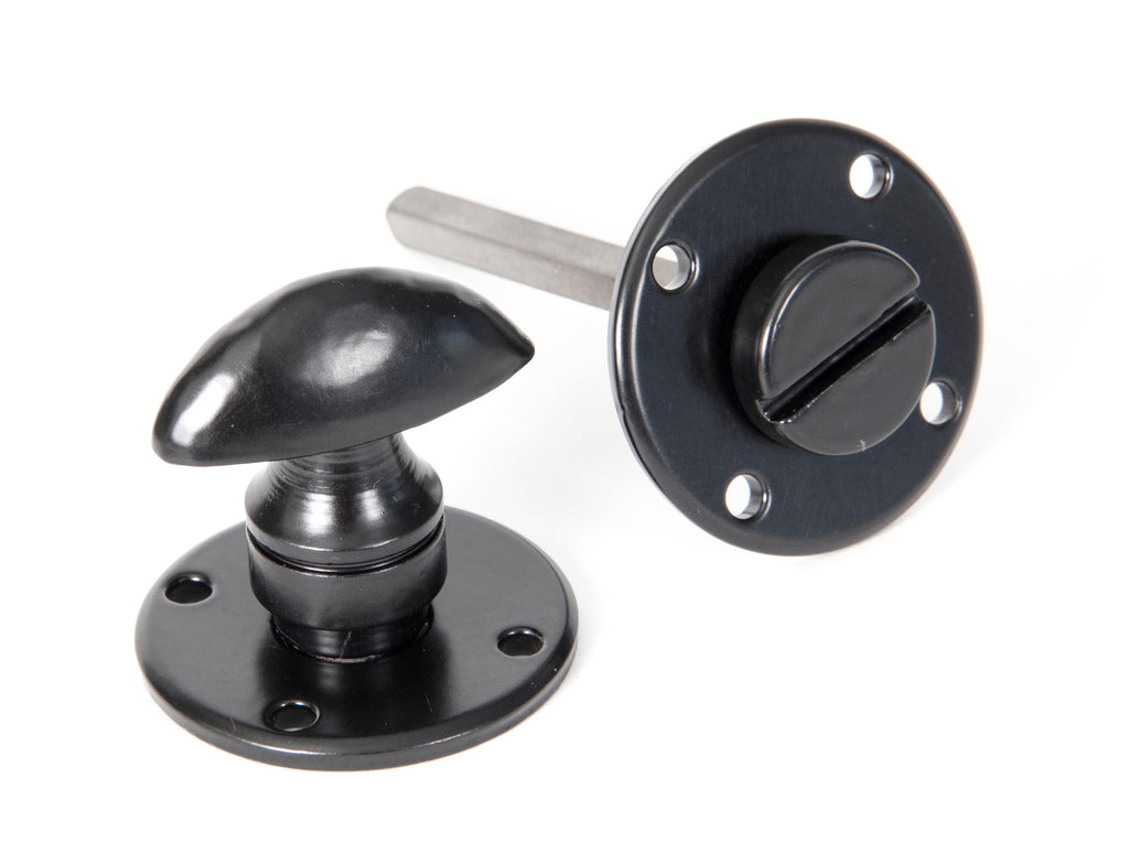 From The Anvil's Black Round Thumbturn Set