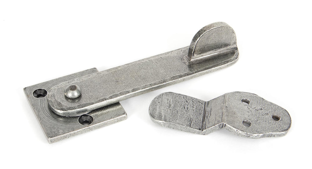 From The Anvil's Pewter Patina Privacy Latch Set