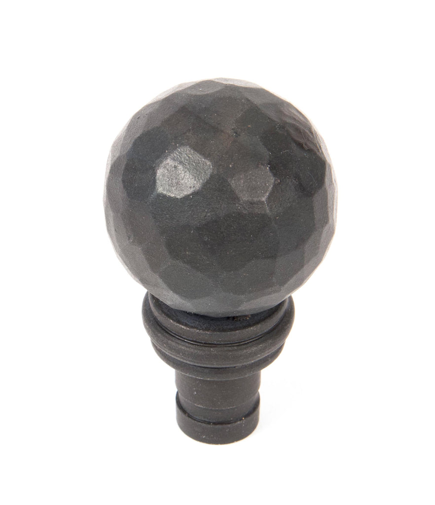 From The Anvil's Beeswax Hammered Ball Curtain Finial (pair)