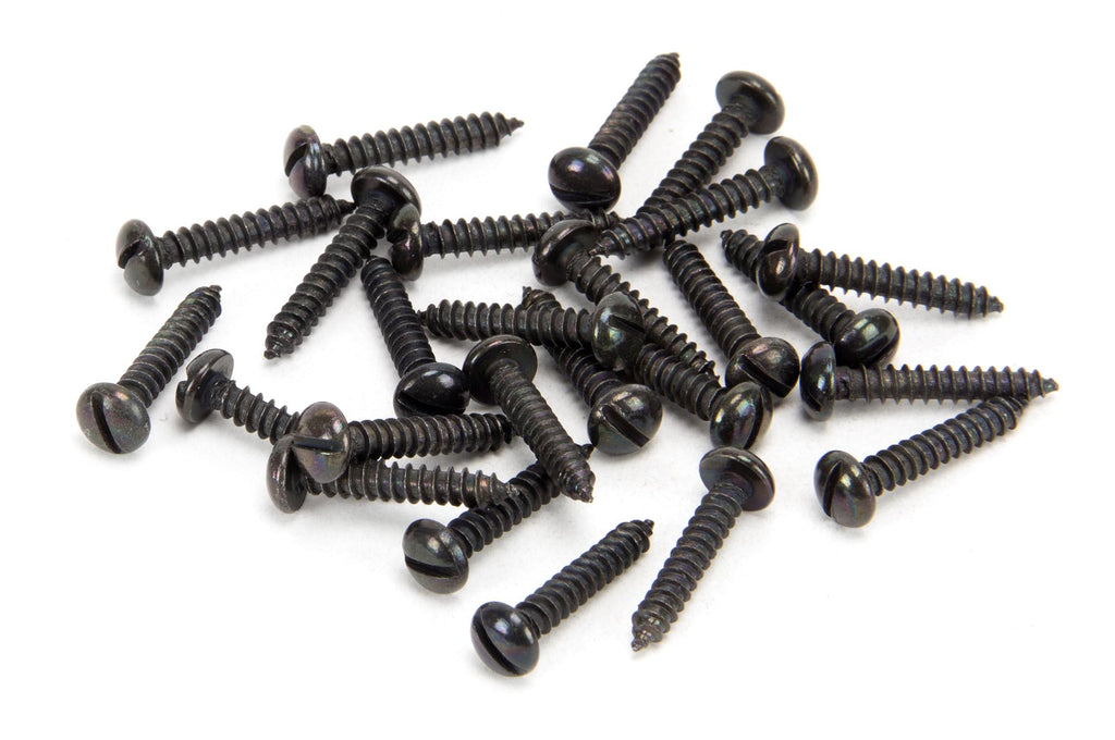 From The Anvil's Black Round Head Screws (25)