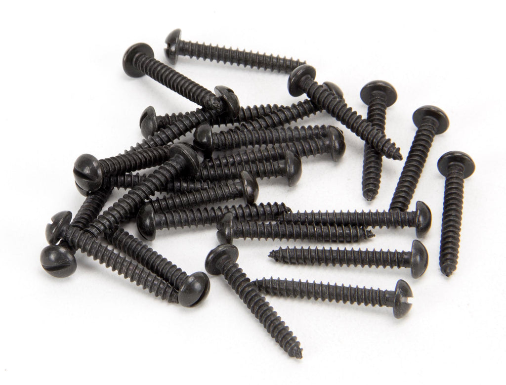 From The Anvil's Black Round Head Screws (25)