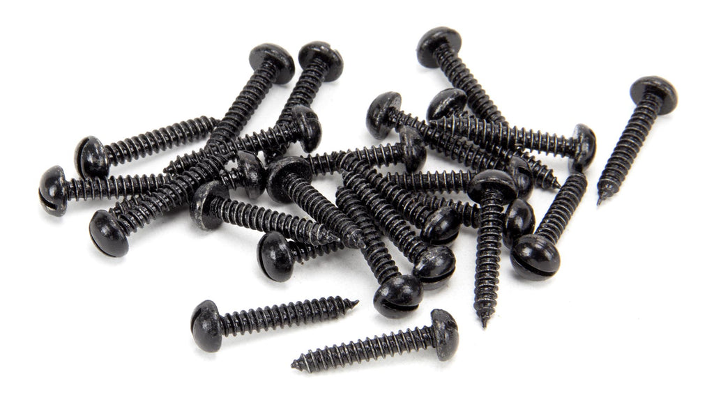 From The Anvil's Black Round Head Screws (25)