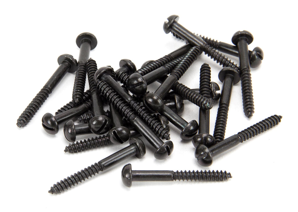 From The Anvil's Black Round Head Screws (25)