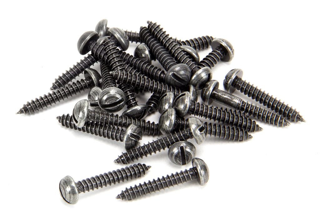 From The Anvil's Pewter Patina Round Head Screws (25)