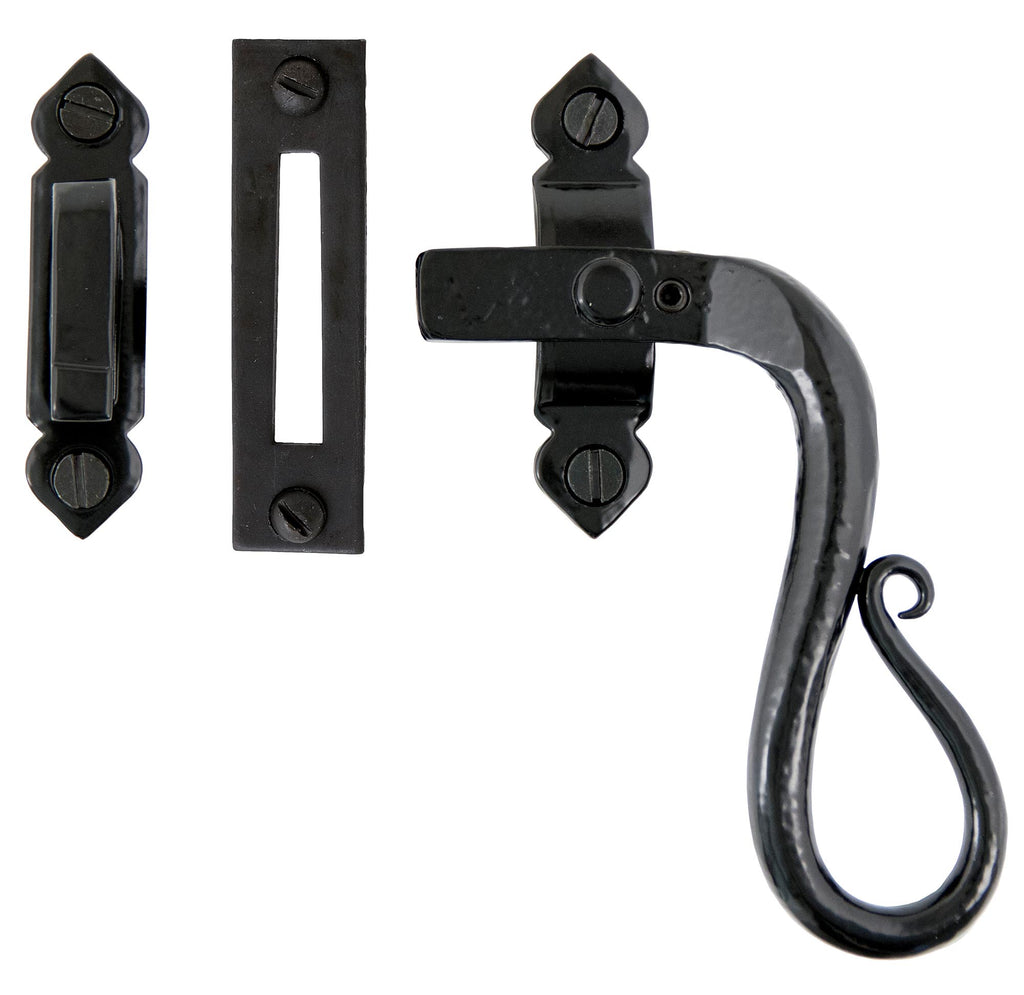 From The Anvil's Black Locking Shepherd's Crook Fastener