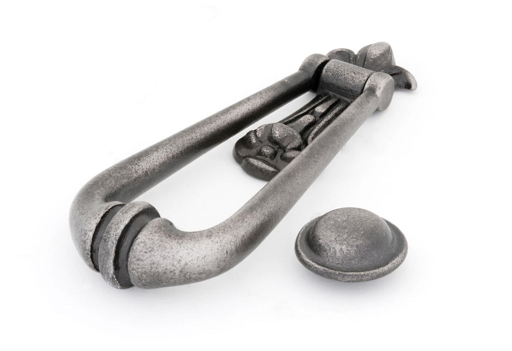 From The Anvil's Antique Pewter Loop Door Knocker