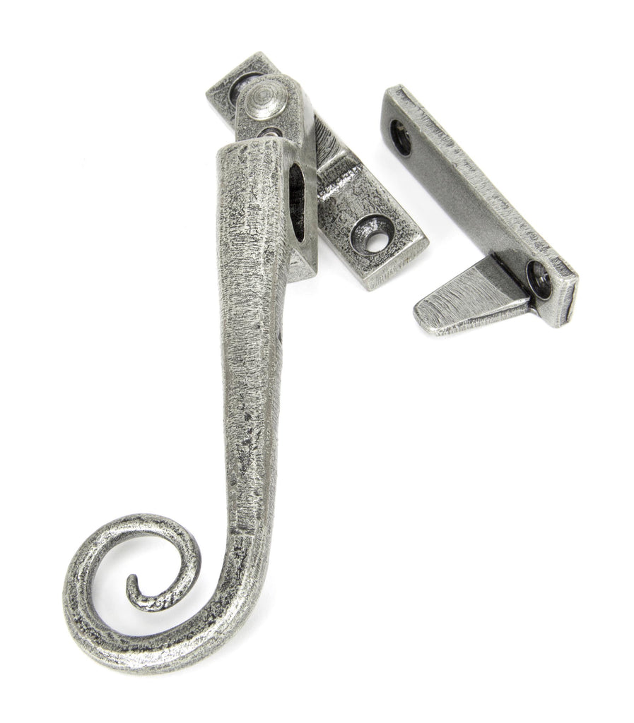 From The Anvil's Pewter Patina Locking Night-Vent Monkeytail Fastener