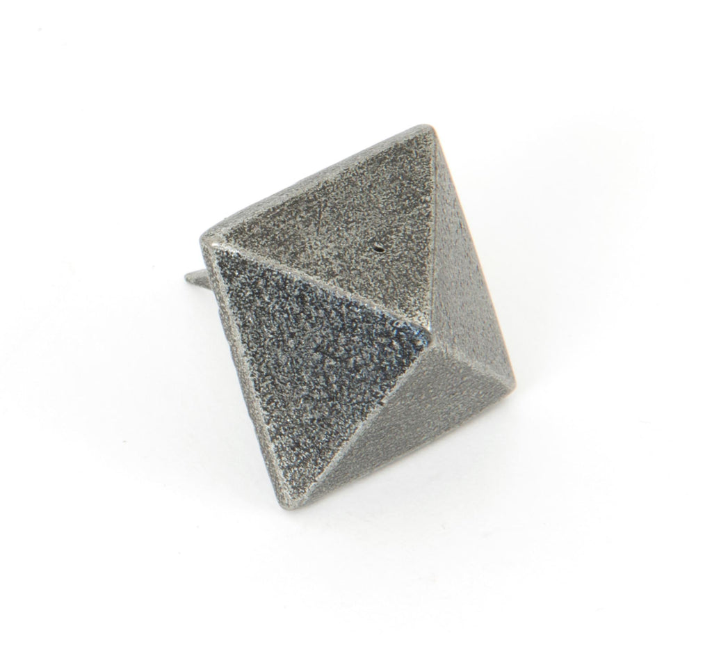 From The Anvil's Pewter Patina Pyramid Door Stud