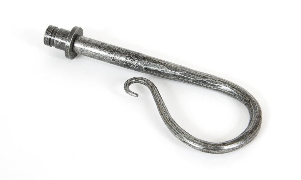 From The Anvil's Pewter Patina Shepherd's Crook Curtain Finial (pair)