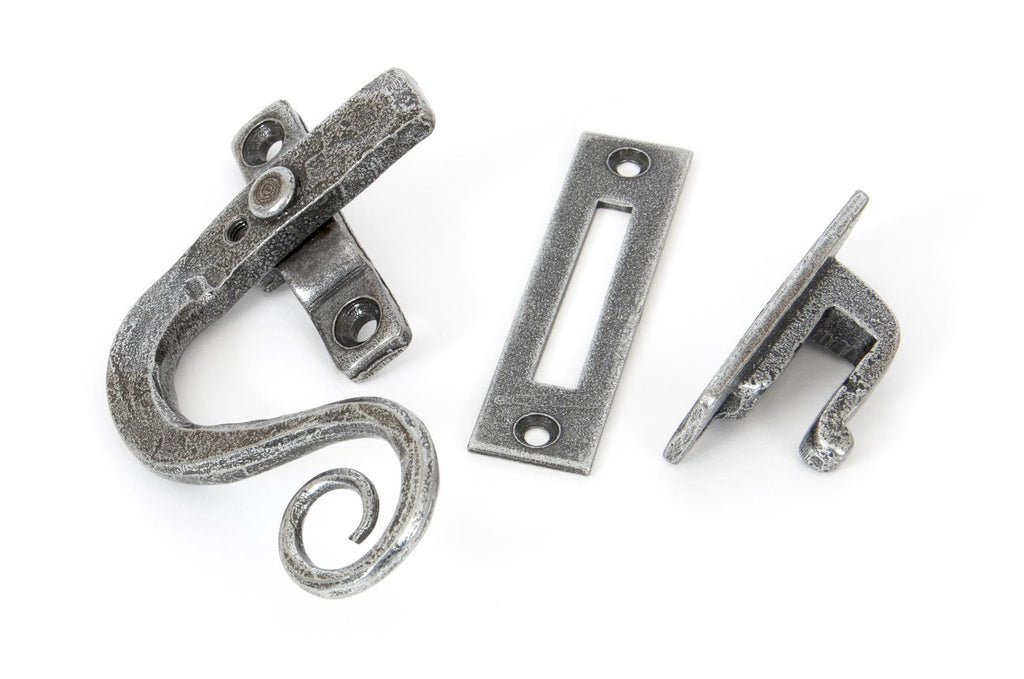 From The Anvil's Pewter Patina Locking Monkeytail Fastener