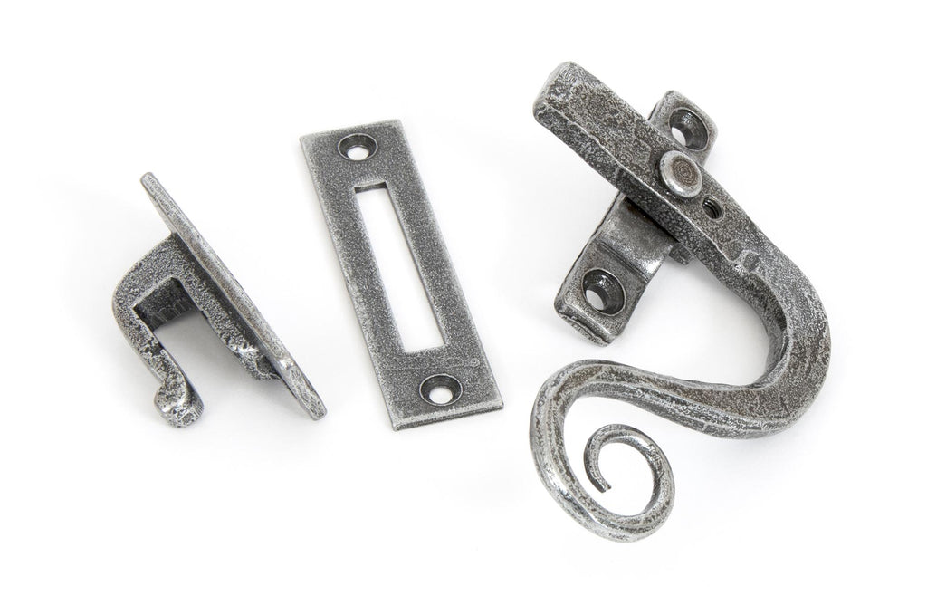 From The Anvil's Pewter Patina Locking Monkeytail Fastener