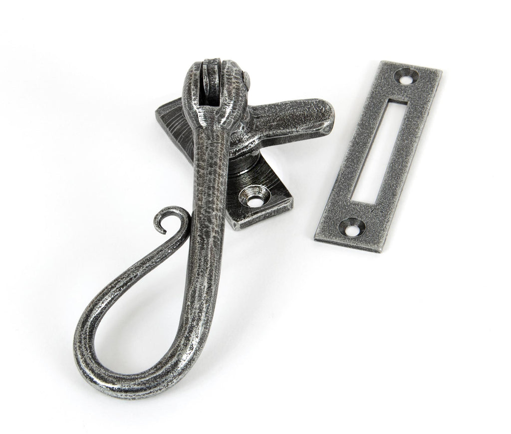 From The Anvil's Pewter Patina Shepherd's Crook Fastener