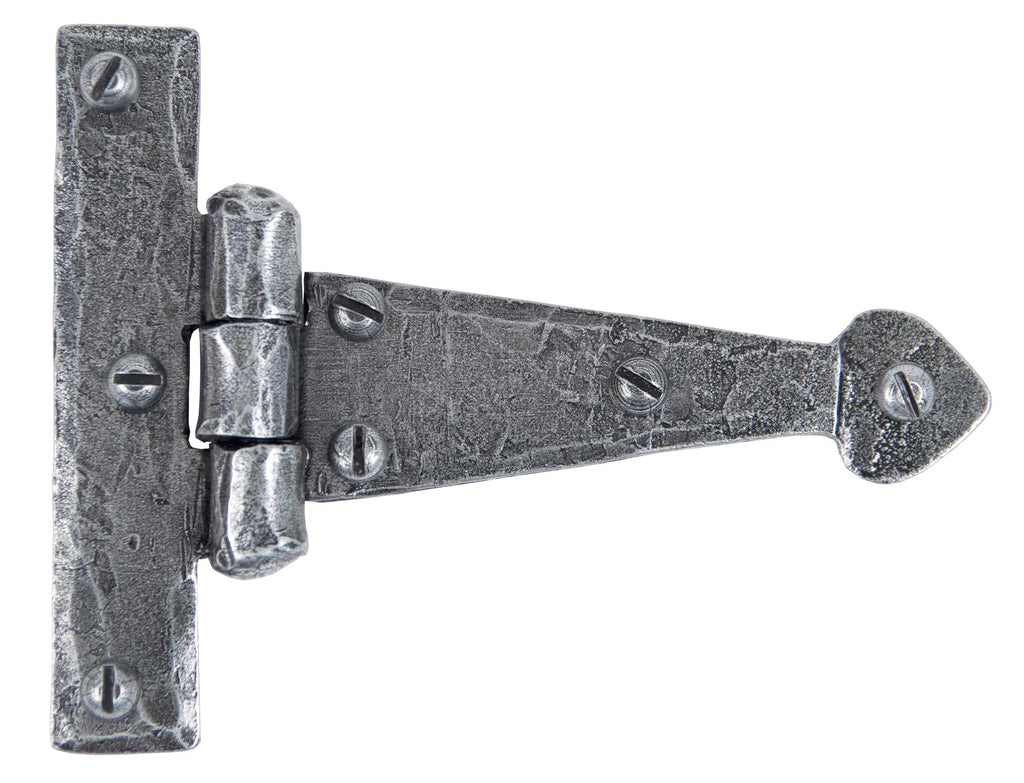 From The Anvil's Pewter Patina Arrow Head T Hinge (pair)