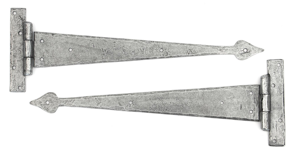 From The Anvil's Pewter Patina Arrow Head T Hinge (pair)