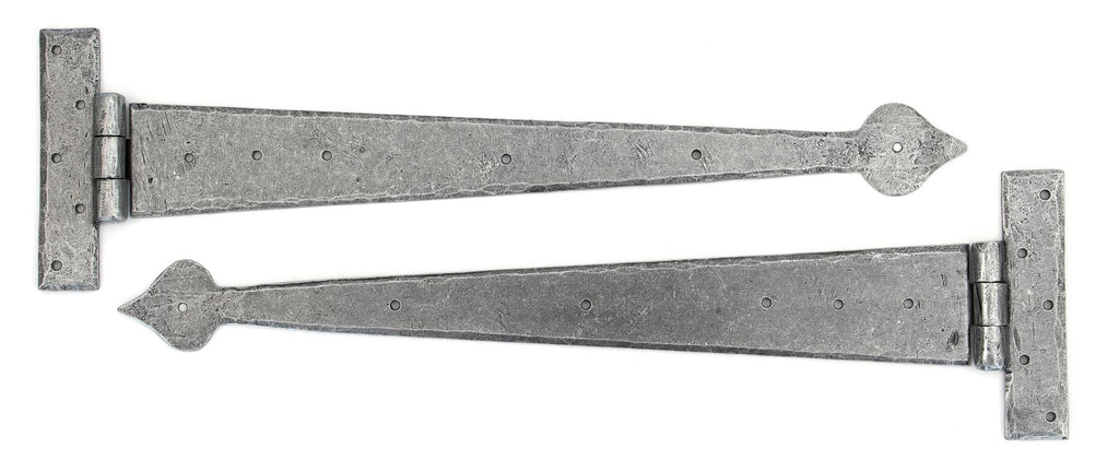 From The Anvil's Pewter Patina Arrow Head T Hinge (pair)