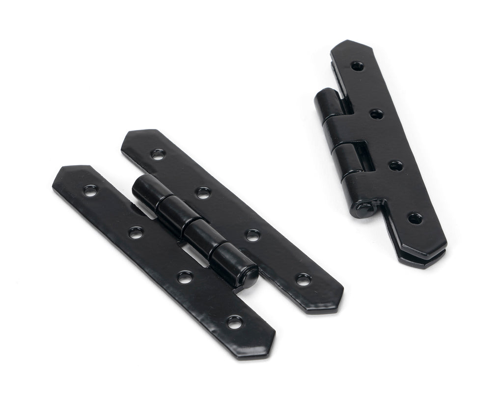 From The Anvil's Black H Hinge (pair)