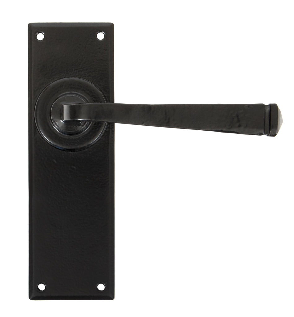 From The Anvil's Black Avon Lever Latch Set