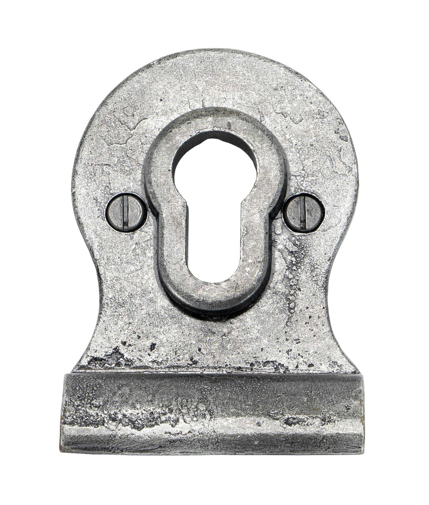 From The Anvil's Pewter Patina Euro Door Pull