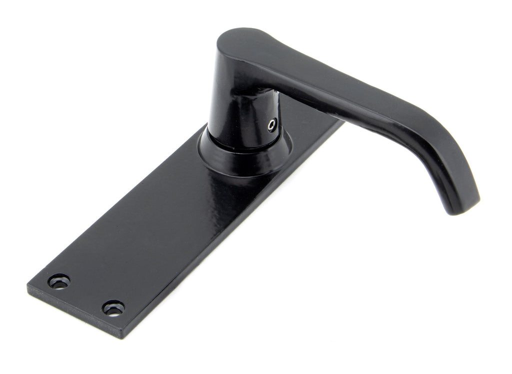 From The Anvil's Black Deluxe Lever Latch Set