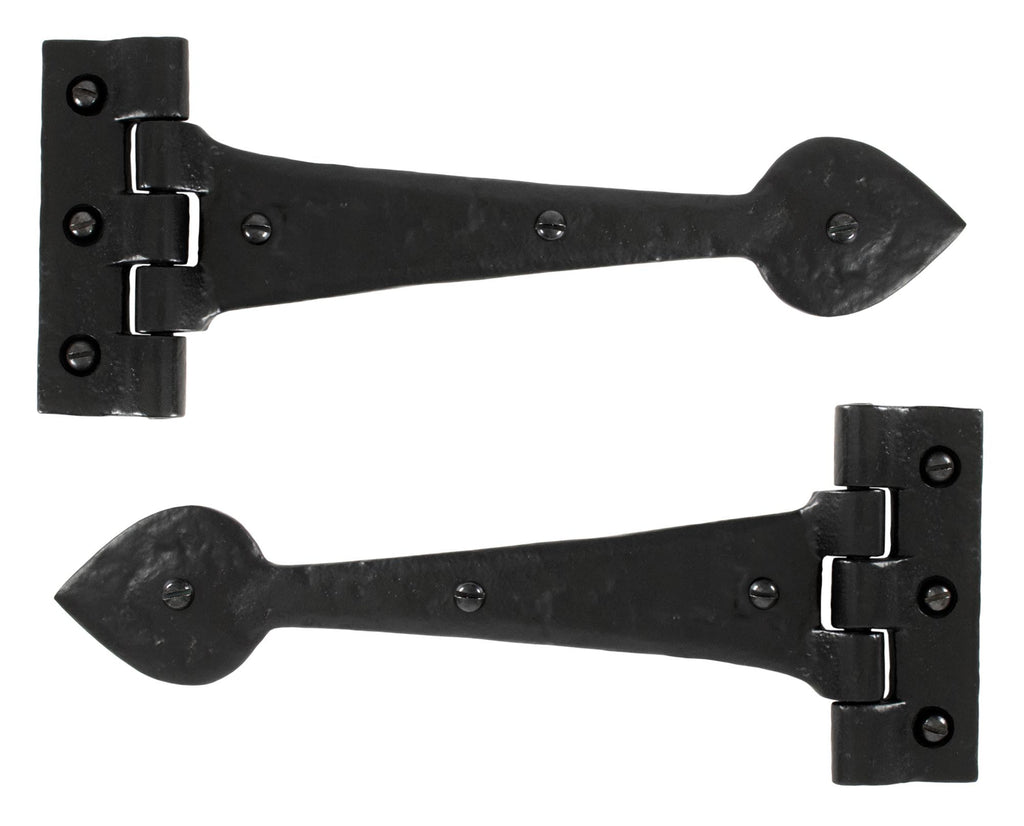 From The Anvil's Black Black Cast T Hinge (pair)