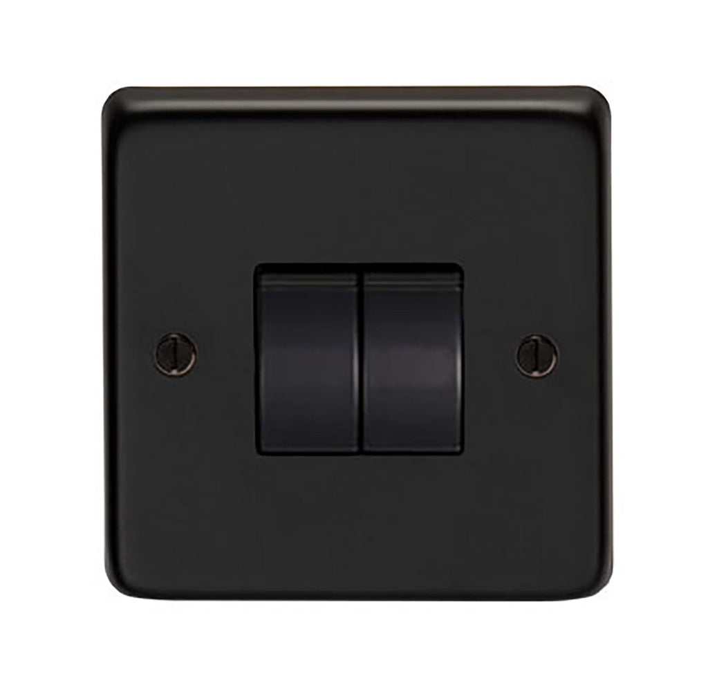 From The Anvil's Matt Black 10 Amp Switched Socket