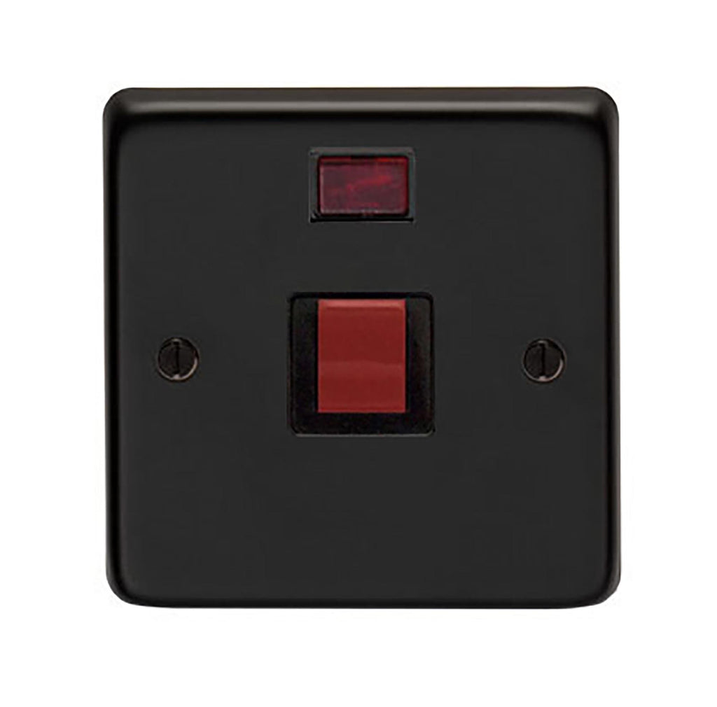 From The Anvil's Matt Black Single Plate Cooker Switch