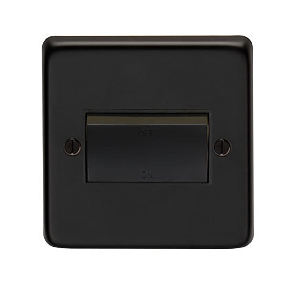 From The Anvil's Matt Black BN Fan Isolator Switch