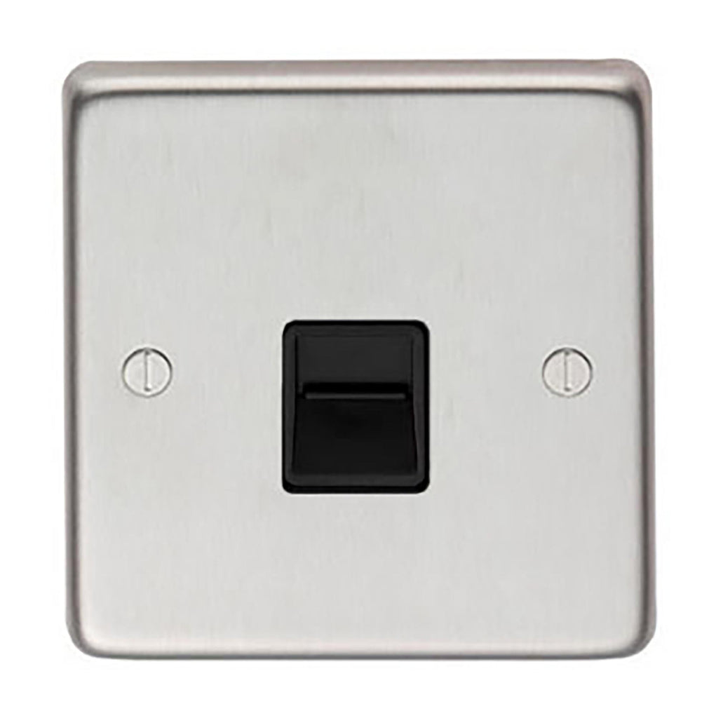 From The Anvil's Satin Stainless Steel Telephone Socket