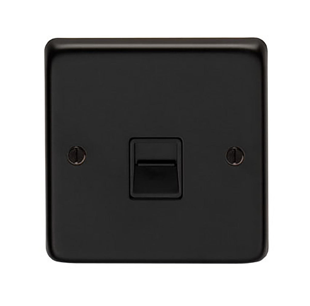 From The Anvil's Matt Black Telephone Socket