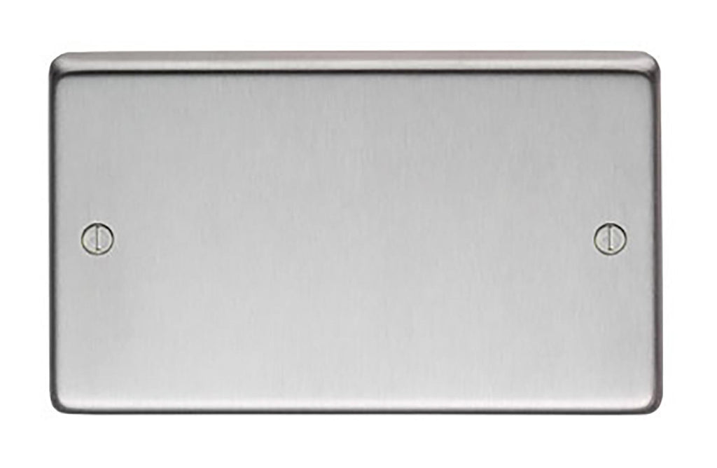 From The Anvil's Satin Stainless Steel Double Blank Plate