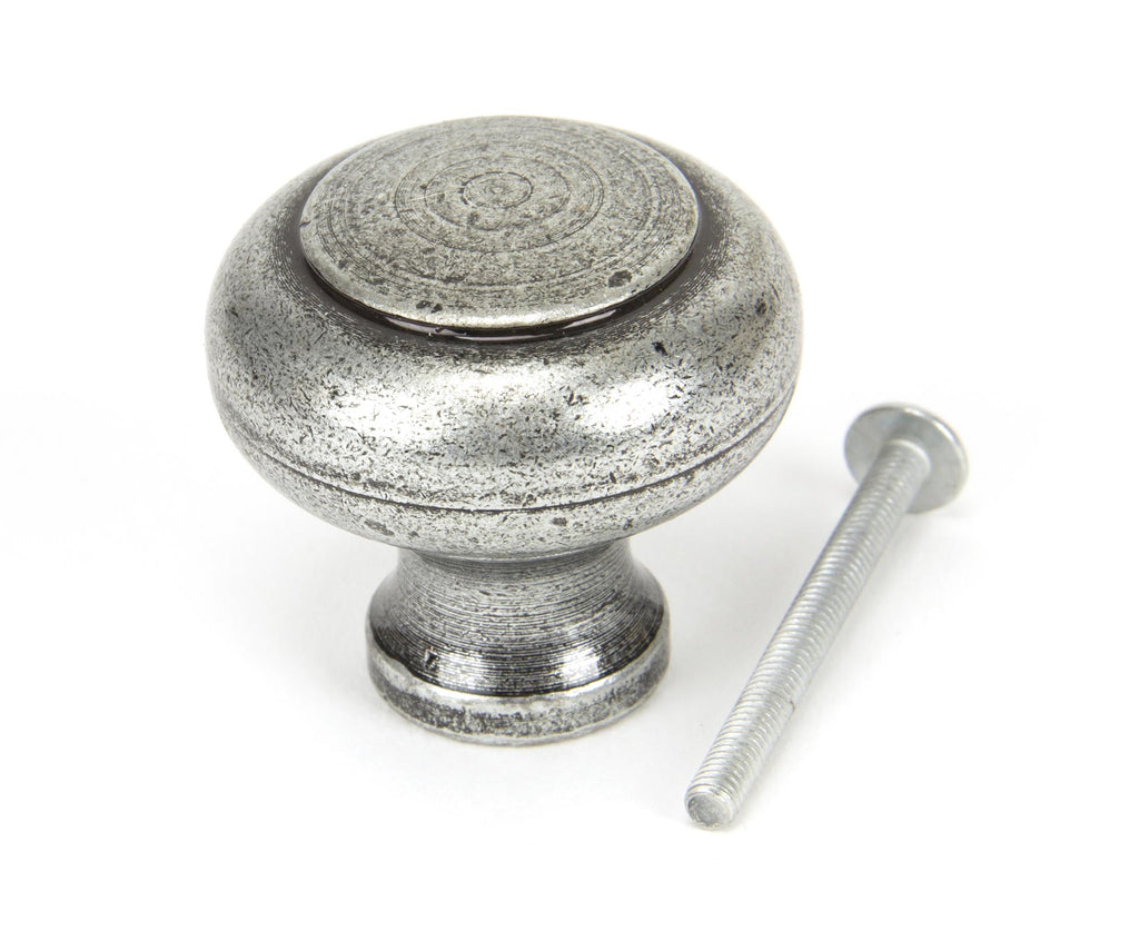 From The Anvil's Pewter Patina Regency Cabinet Knob