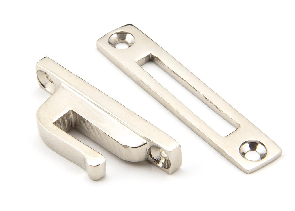 From The Anvil's Polished Nickel Locking Hinton Fastener