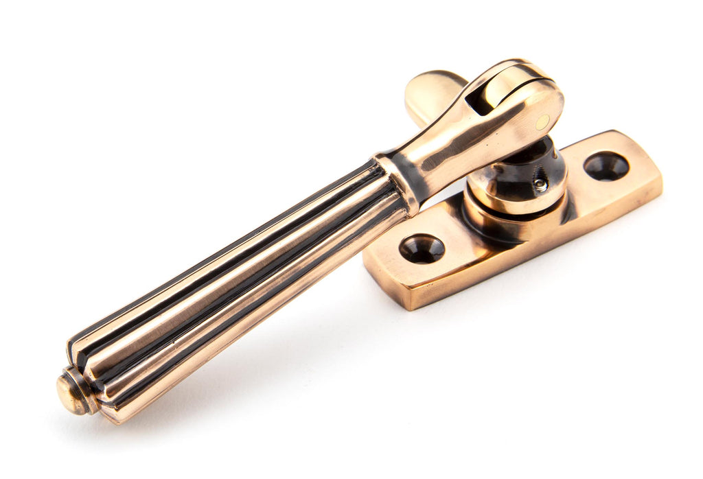 From The Anvil's Polished Bronze Locking Hinton Fastener