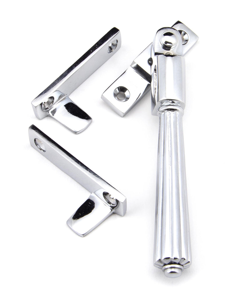 From The Anvil's Polished Chrome Night-Vent Locking Hinton Fastener