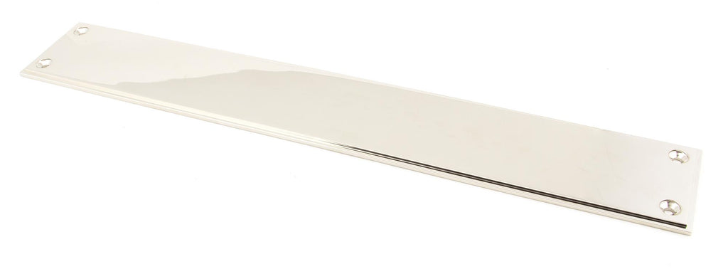 From The Anvil's Polished Nickel Art Deco Fingerplate