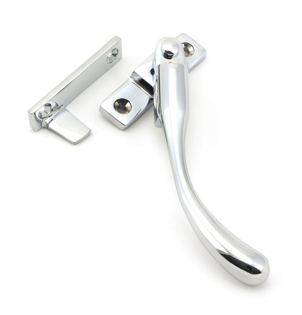 From The Anvil's Polished Chrome Night-Vent Locking Peardrop Fastener